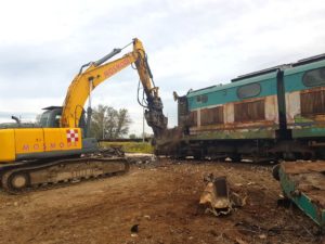 Bonifica e Demolizione Locomotive inamovibili